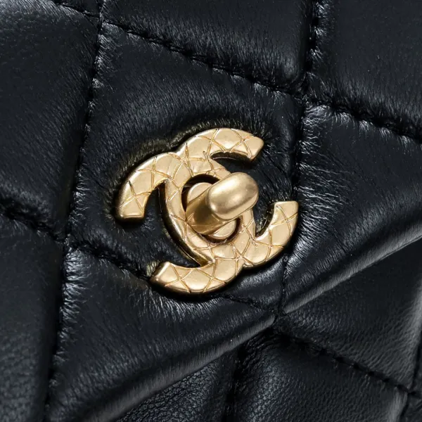 Chanel Black / White / Red / Pink Quilted Lambskin Leather Backpacks - Image 6
