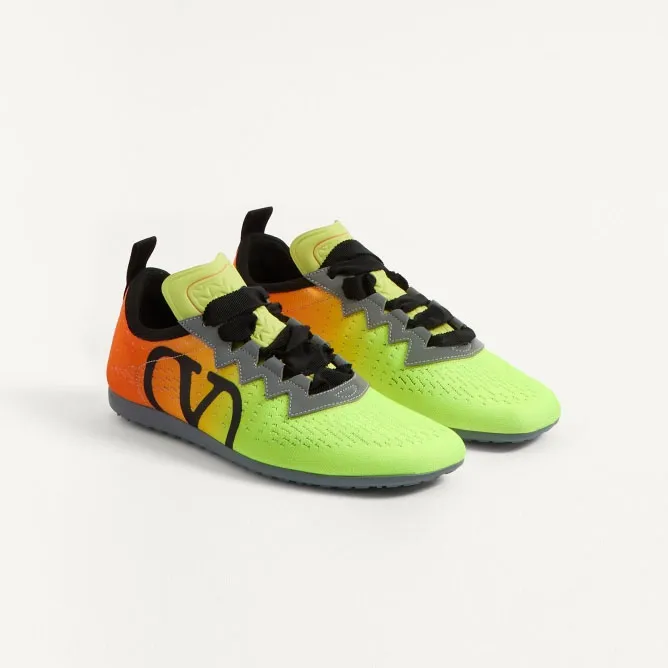 VALENTINO CHROMATHON Technical fabric sneakers