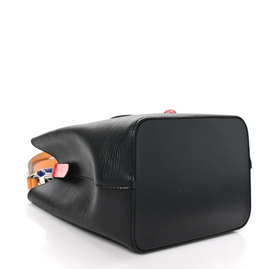 Louis Vuitton NeoNoe BB Black/Safran Epi Leather Silver Hardware