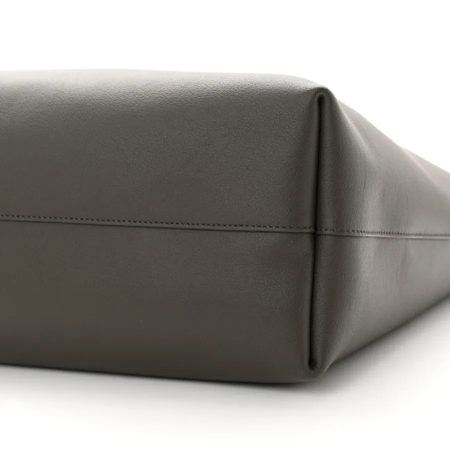 Saint Laurent Large Shopping Tote Pebble Calfskin Leather