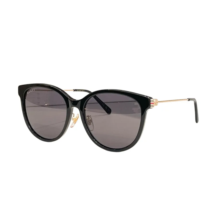 Gucci Boston frame glasses black gold/black silver/yellow leopard/leopard brown/grey purple color Size 56口18-145
