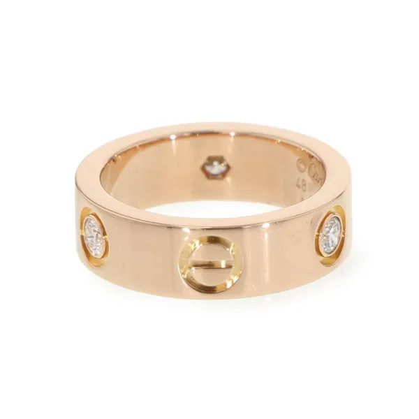 CARTIER Love Ring Classic Model Diamond Size 48/#8 - Image 2