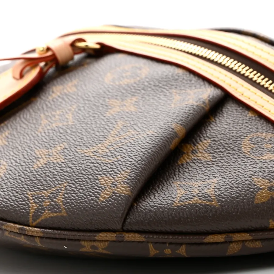 Louis Vuitton High Rise Bumbag PM Monogram Canvas Gold Hardware