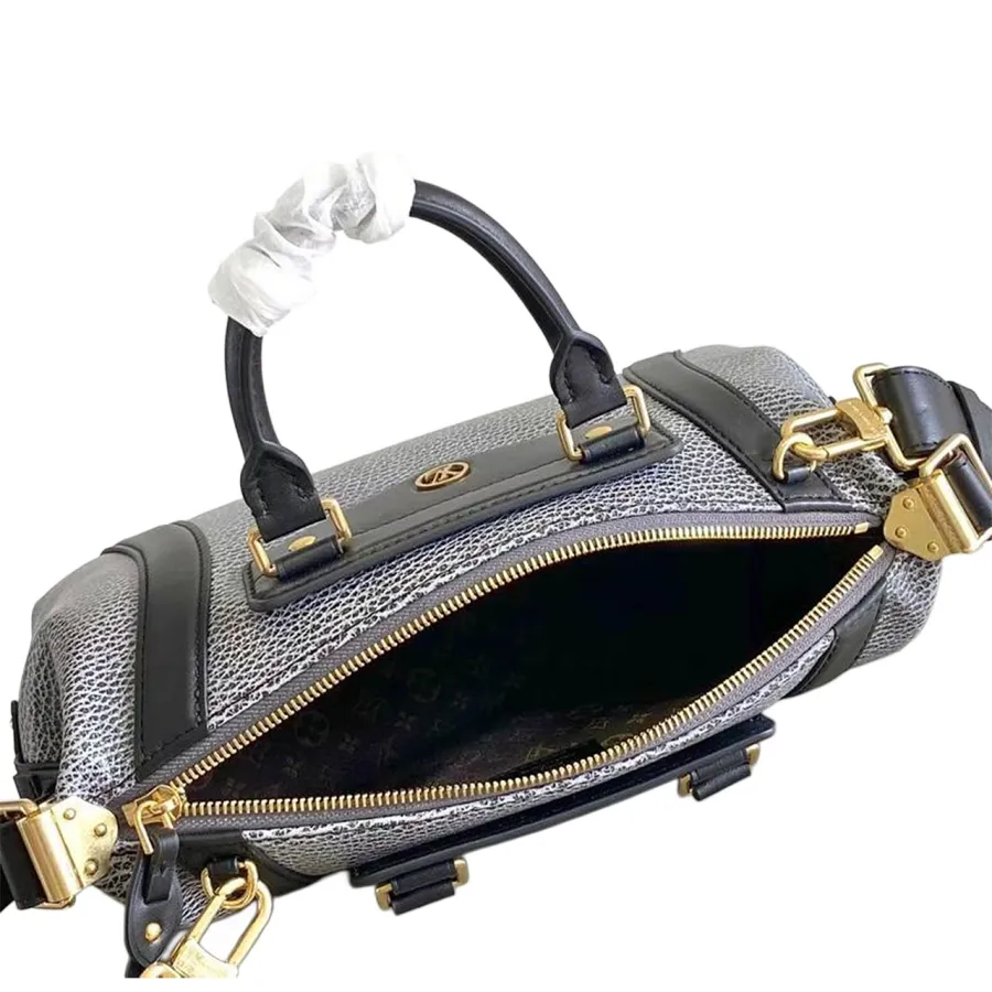 Louis Vuitton Biker PM Black Lambskin Leather Gold Hardware