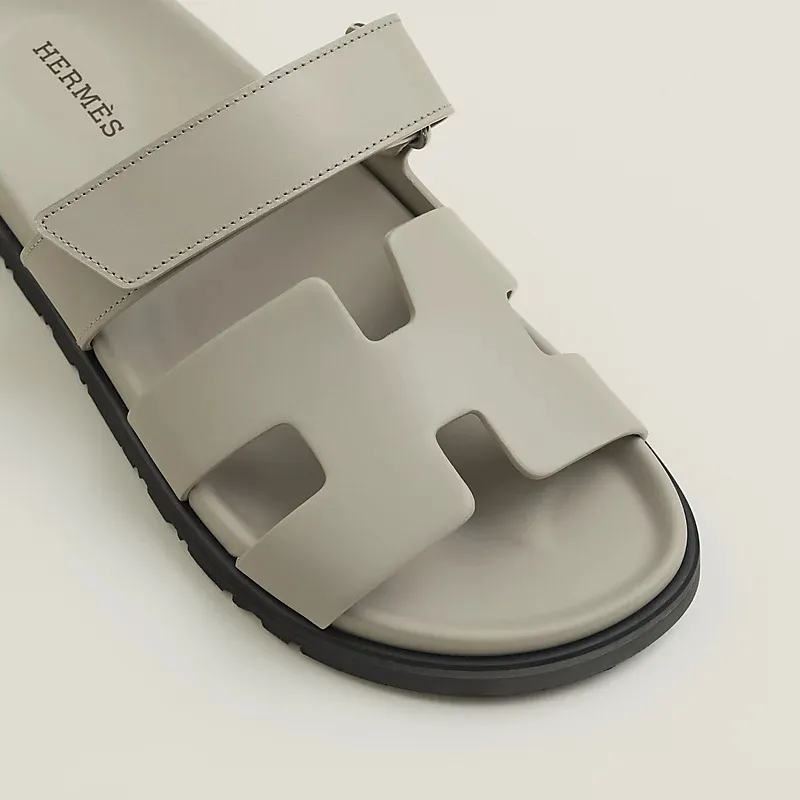 HERMES Chypre Grey Slippers