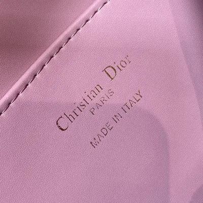 Dior Medium Dior Caro Backpack In Purple/Blue/Burgundy/Beige/White/Black Macrocannage Lambskin Gold Hardware