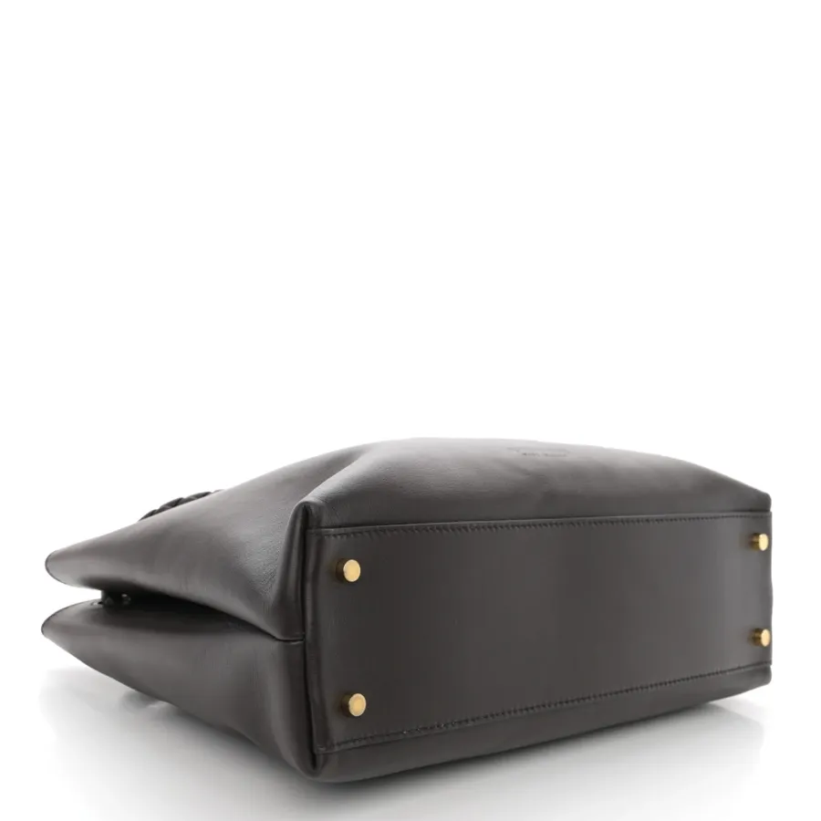 Bottega Veneta Medium Andiamo Shoulder Bag Fondant Silky Calfskin Leather Gold Hardware