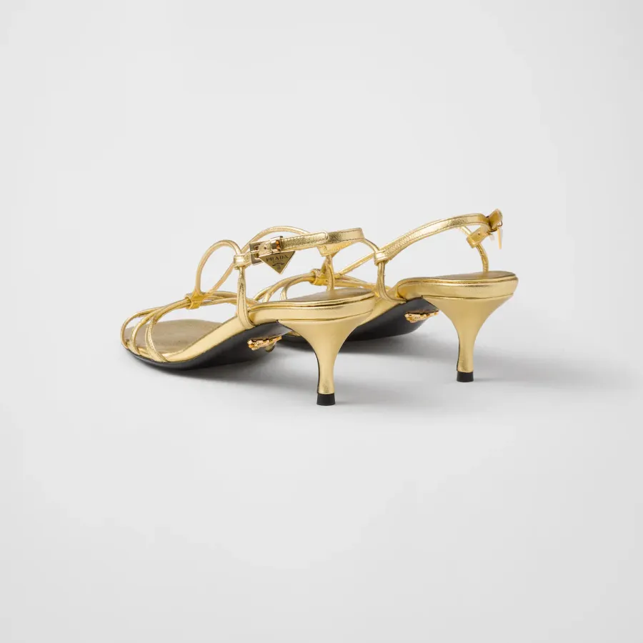 PRADA Nappa leather high-heeled sandals