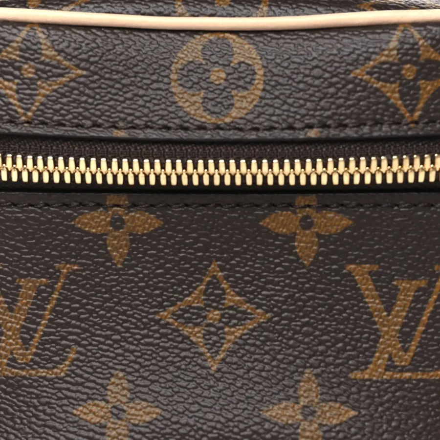 Louis Vuitton Nano Nice Monogram Canvas Gold Hardware