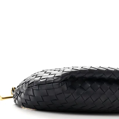 Bottega Veneta Medium Intrecciato Sardine With Chain Bag Space Nappa Leather Gold Hardware