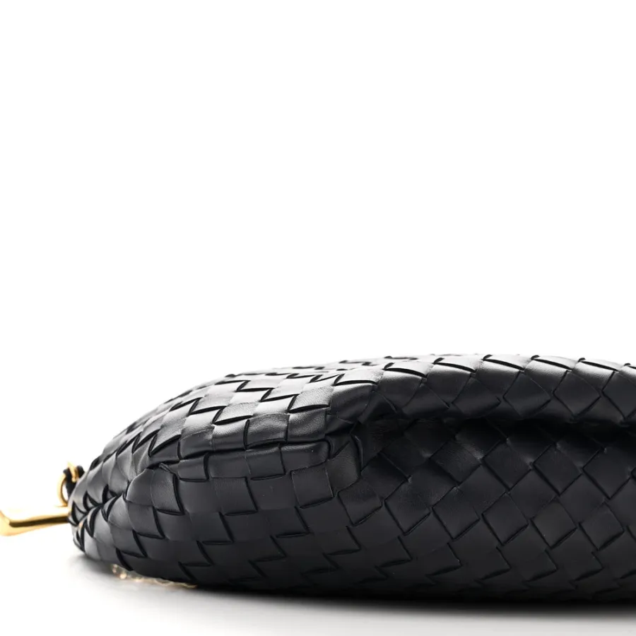 Bottega Veneta Medium Intrecciato Sardine With Chain Bag Space Nappa Leather Gold Hardware