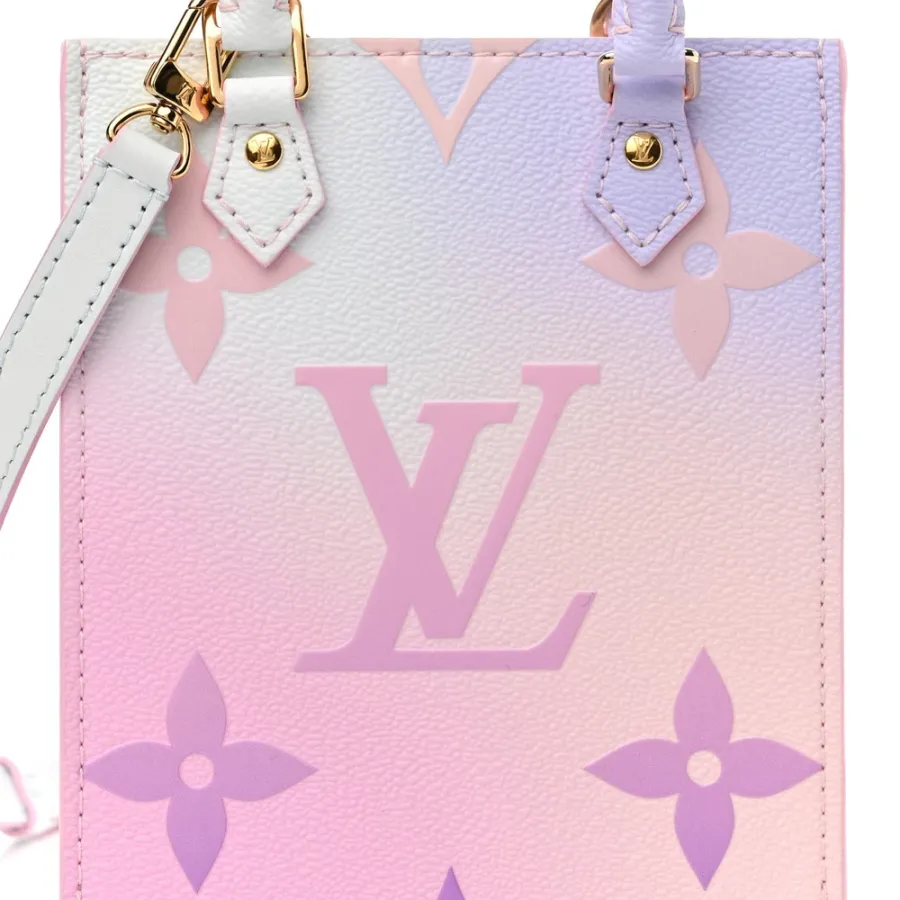 Louis Vuitton Spring in the City Petit Sac Plat PM Sunrise Pastel Giant Monogram Canvas