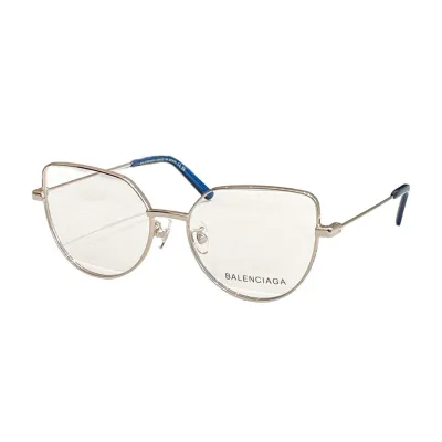 Balenciaga Butterfly glasses gold red/leopard gold/gold white/gold black/blue/green/gun black color transparent lens Size 59口16-145