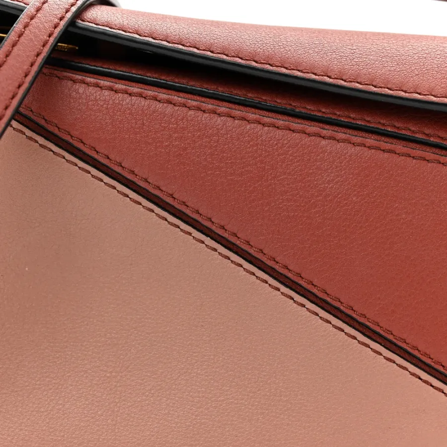 Lushentic Loewe Puzzle Bag Mini | Spice Pumpkin Calfskin