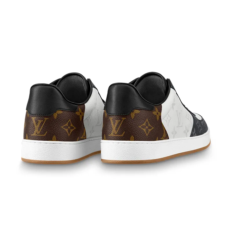 Louis Vuitton White with Black Brown pink Sneakers