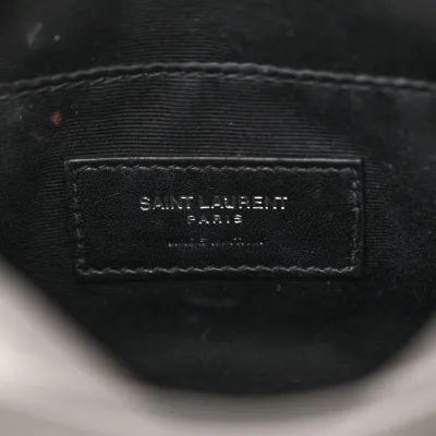 Saint Laurent Small Lou Belt Bag Asphalt Monogram Lambskin Leather