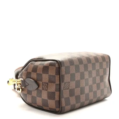 Louis Vuitton Speedy Bandouliere 20 Damier Ebene Canvas Brass Hardware