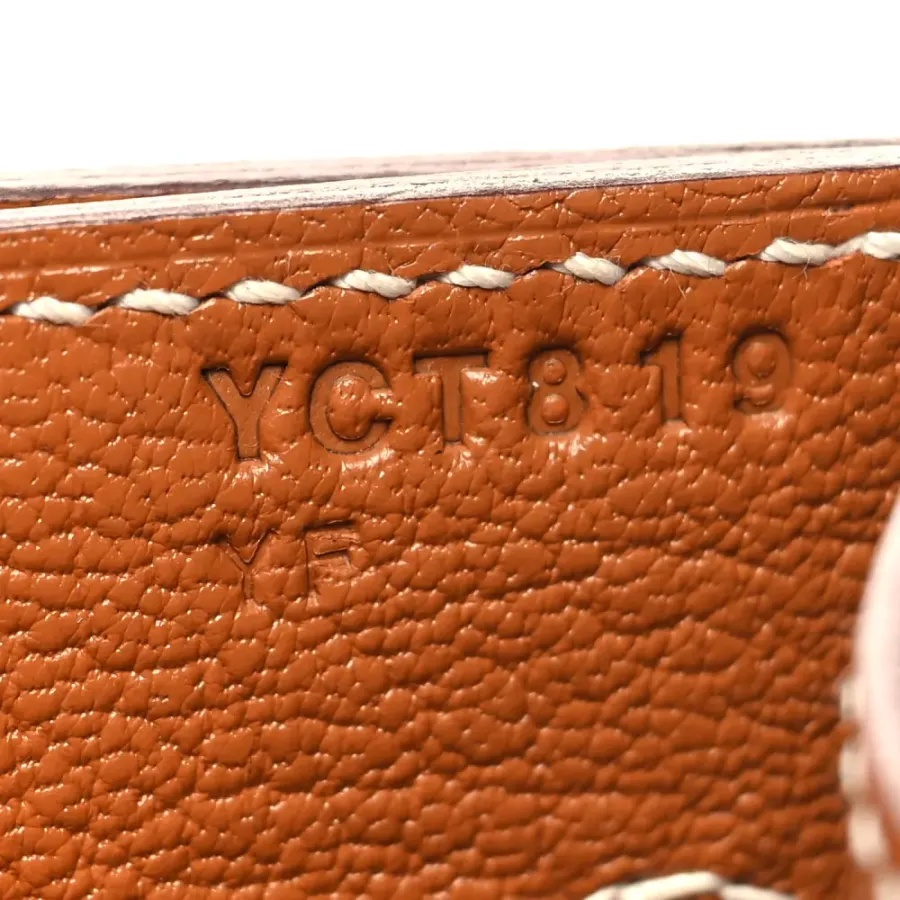 Hermès Kelly Dépêches 25 Pouch Brown Epsom Leather Silver Hardware