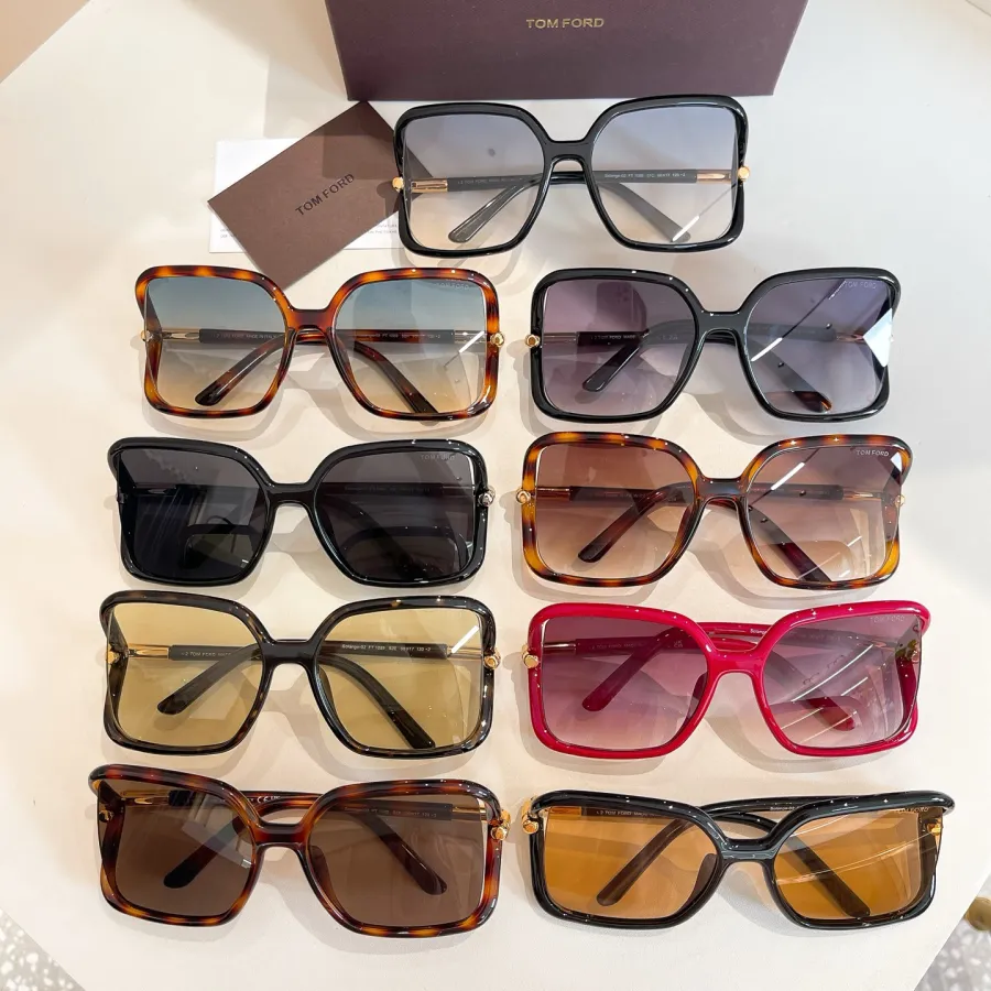 Tom Ford square frame glasses pink/black/black gold/tawny black/eggplant/leopard blue/leopard rust/leopard brown/leopard yellow color Size 60口17-120