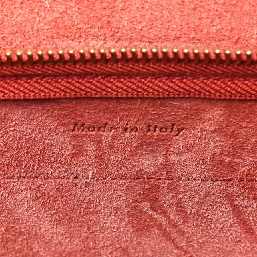 Celine Nano Belt Bag Coquelicot Grained Calfskin Leather Gold Hardware