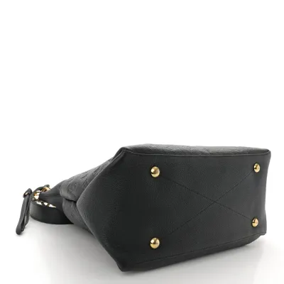 Louis Vuitton Maida Hobo MM Black Empreinte Leather Gold Hardware