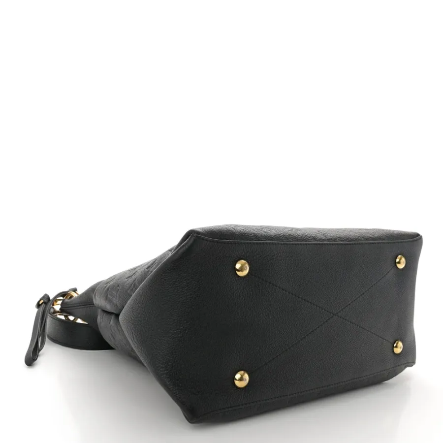 Louis Vuitton Maida Hobo MM Black Empreinte Leather Gold Hardware