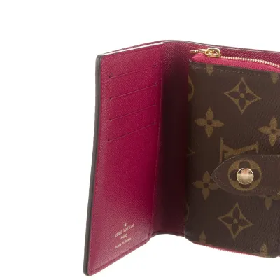 Louis Vuitton Small French Purse Wallet Monogram Canvas Gold Hardware