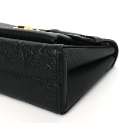 Louis Vuitton Vavin PM Black Empreinte Leather Gold Hardware