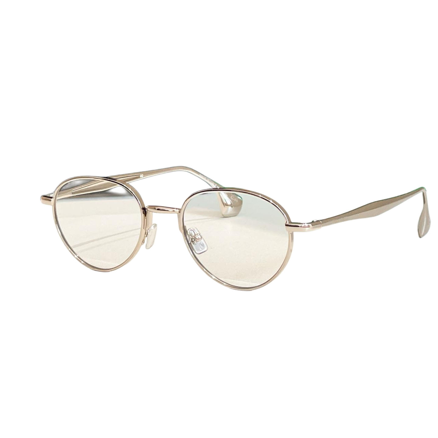 Óculos Bottega Veneta cor prata/ouro/damasco/ferrugem/marrom/fulvo/ouro preto/berinjela Tamanho 53口21-140