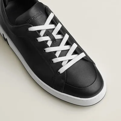 HERMES Kid Sneakers Black Sports Shoes