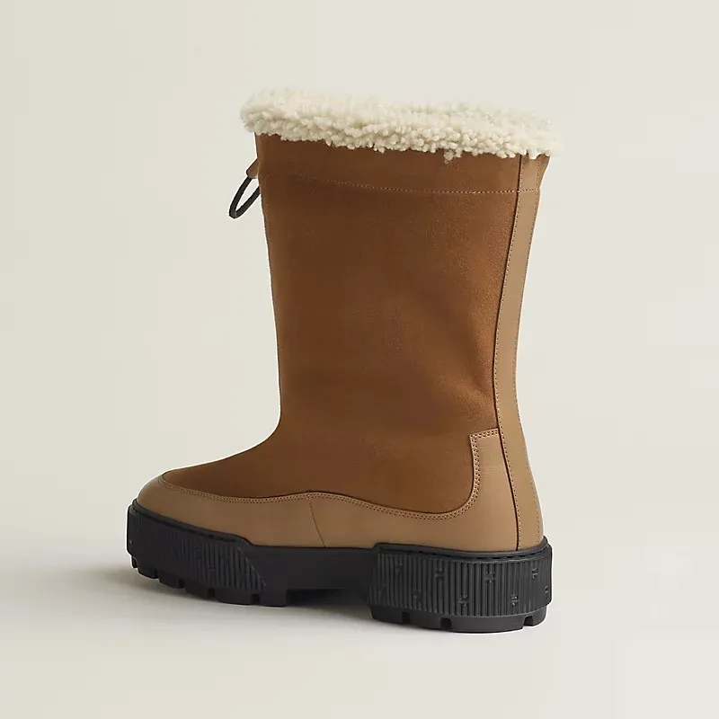 HERMES Journey Brown ankle boots