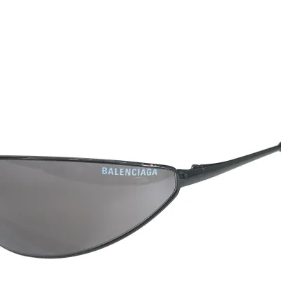 Balenciaga glasses black/black silver/silver/mirrored black color Size 58口18-140
