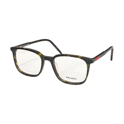 Prada Wayfarer glasses blue/brown/grey/black/leopard color transparent lens Size 53口21-145
