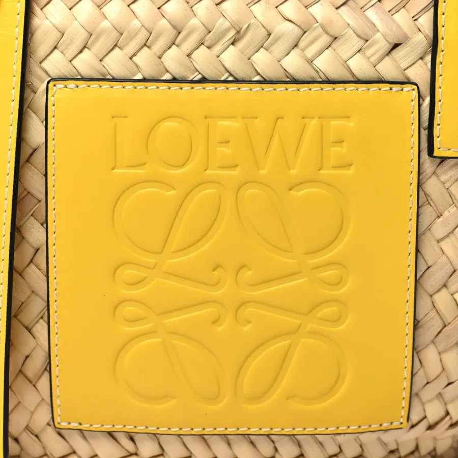 Lushentic Loewe Basket Tote Bag | Luxe Raffia   Leather