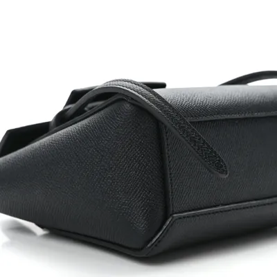 Celine Pico Belt Bag Black Grained Calfskin Leather Gold Hardware