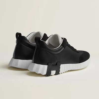 HERMES black Sneakers Bouncing Sports Shoes