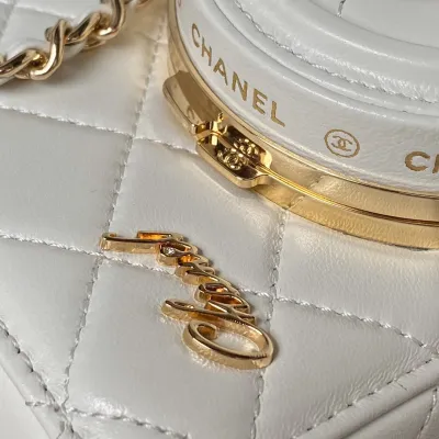 Chanel Camera bag white/black/red/milk tea color Crossbody Bags