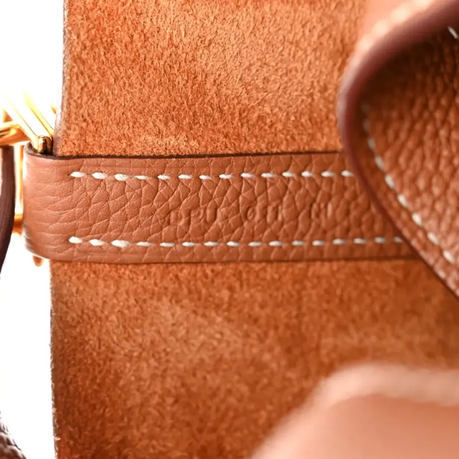 Hermès Picotin Lock 18 PM Brown Taurillon Clemence Leather Gold Hardware