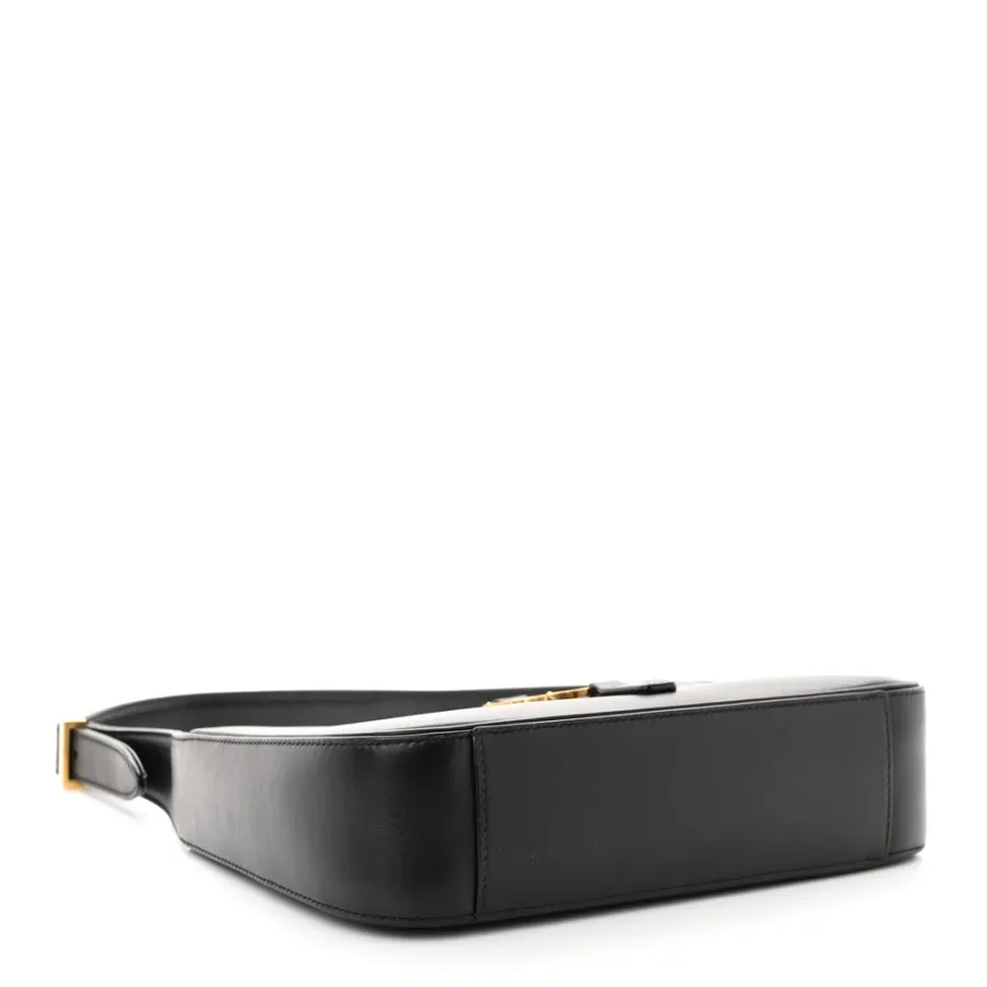 Saint Laurent Medium Le 5 À 7 Hobo Black Smooth Calfskin Leather Gold Hardware