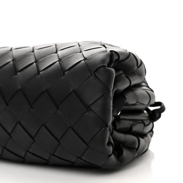 Bottega Veneta Mini Intrecciato Pouch Black Nappa Leather - Image 5