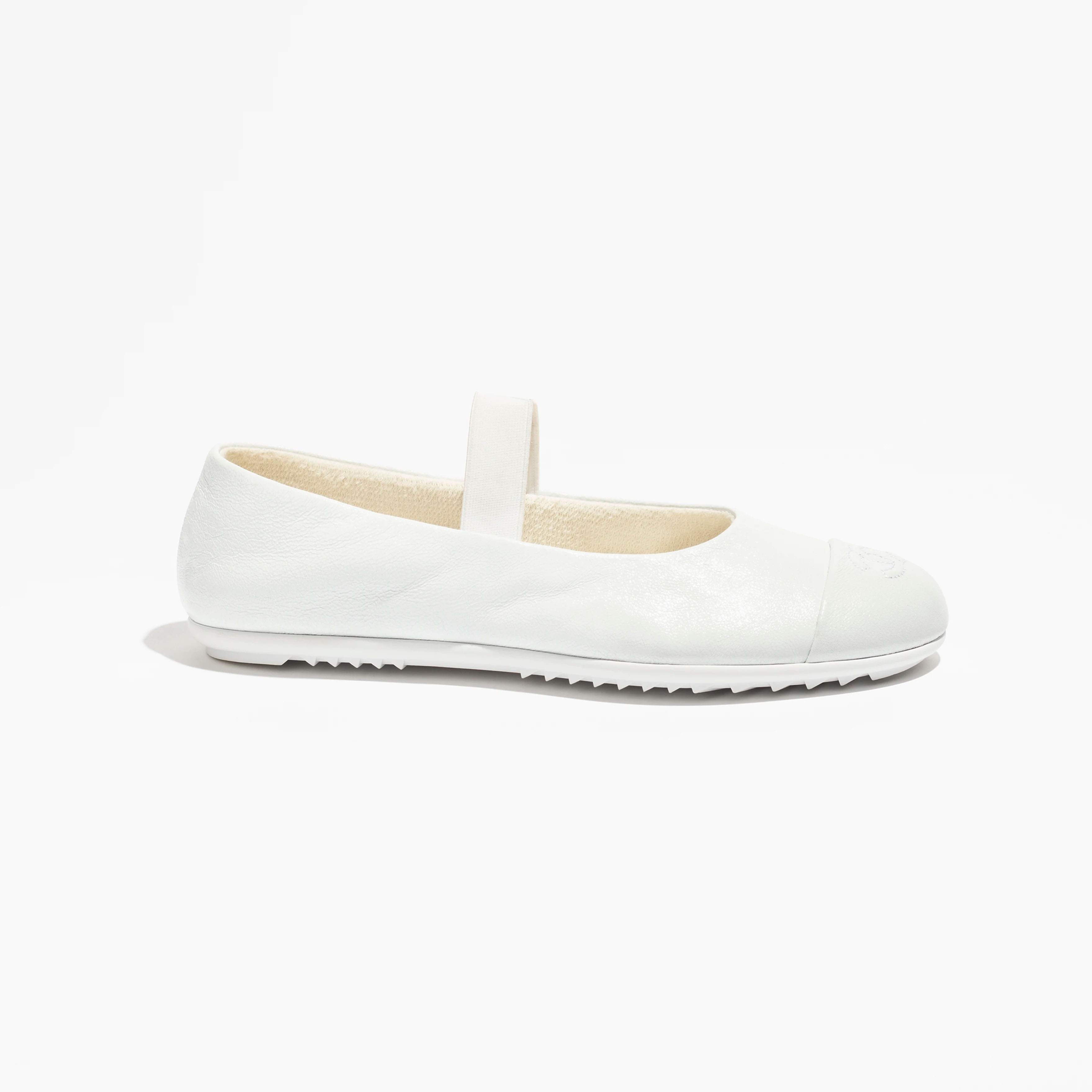 Chanel sheepskin branco Sapatos Mary Jane