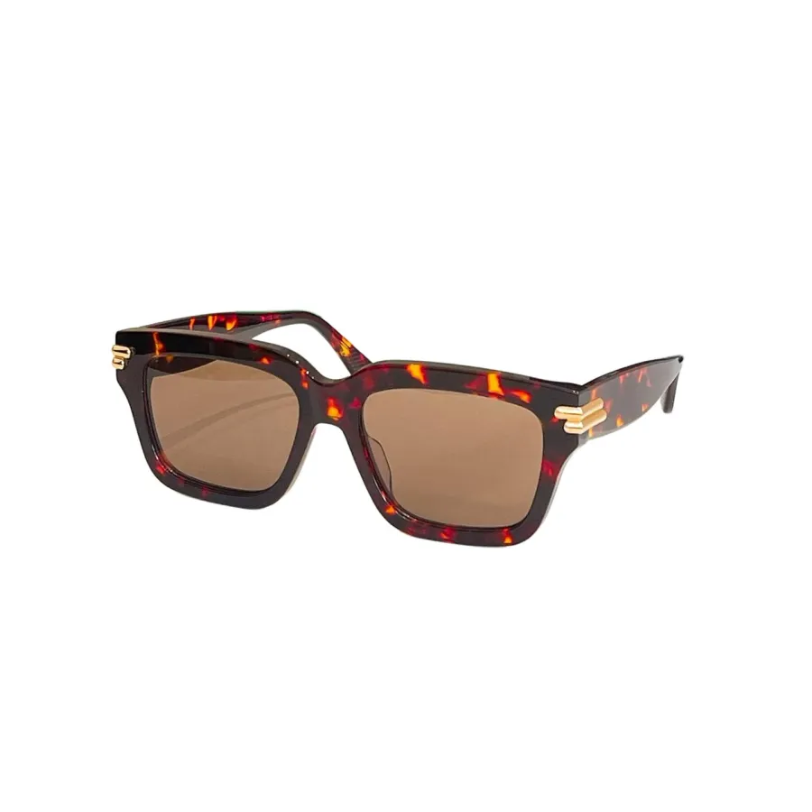 Bottega Veneta square frame glasses transparent grey/transparent brown/transparent leopard/grey/brown/black/yellow black/brown black/black leopard/brown leopard color Size 47口19-140