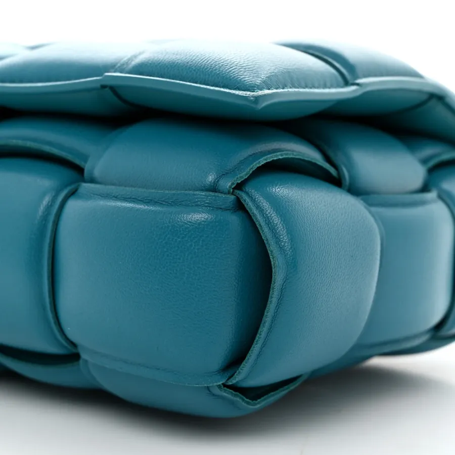 Bottega Veneta Maxi Intreccio Padded Cassette Crossbody Bag Blaster Nappa Leather Silver Hardware