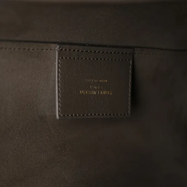 Saint Laurent Large Shopping Tote Pebble Calfskin Leather - Image 3