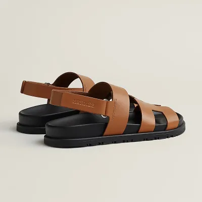 HERMES Genius Brown Sandal