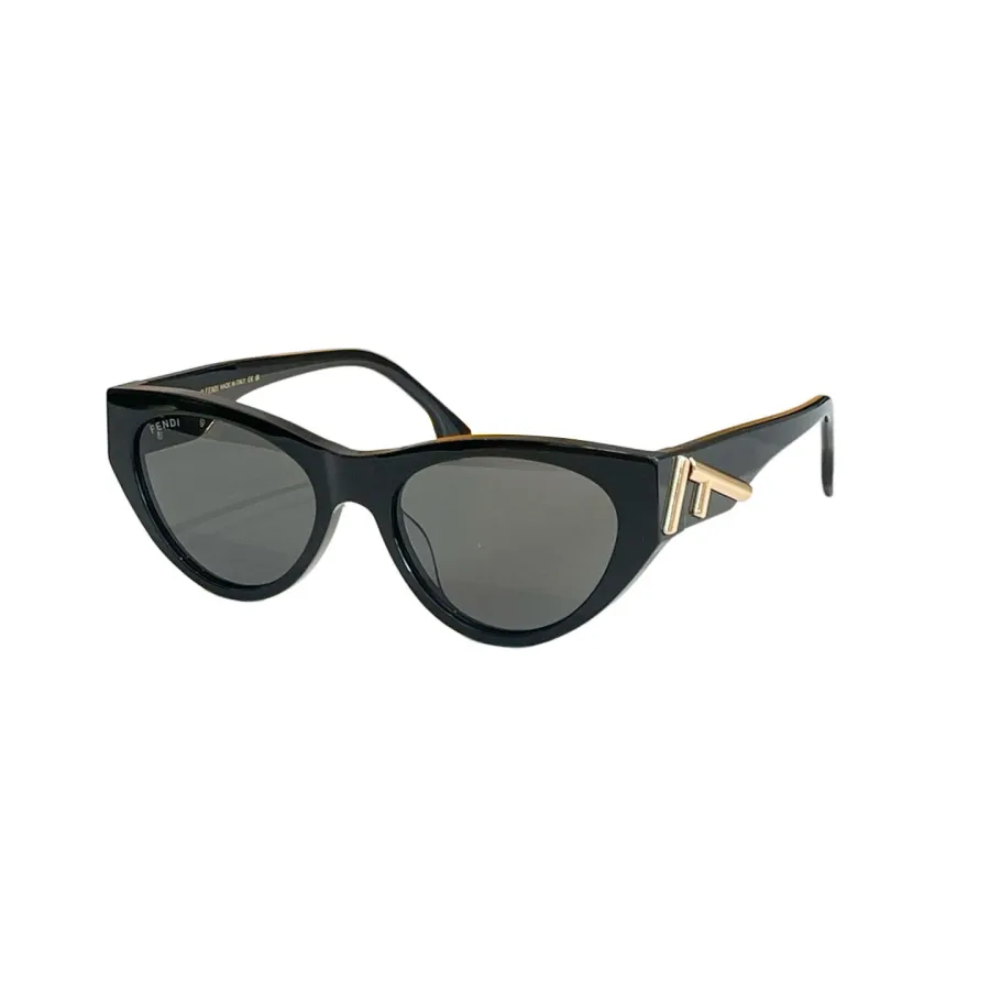Fendi Cat Eye glasses silver/gold/black silver/black gold/leopard/brown leopard/rust/eggplant color Size 55口19-140