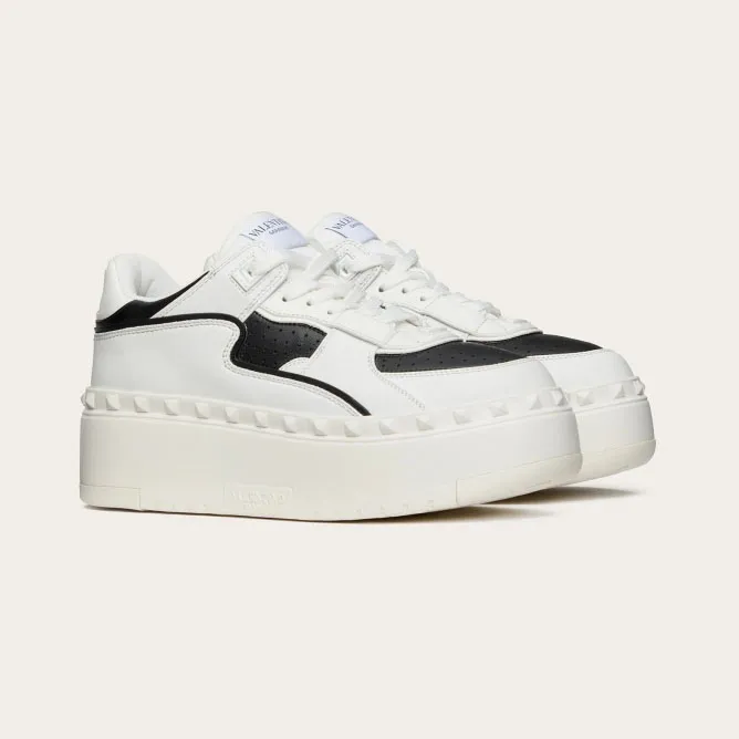 VALENTINO FREEDOTS XL Women's calf leather sneakers