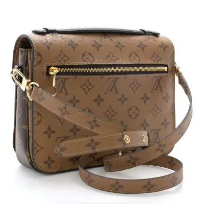 Louis Vuitton Pochette Metis PM Reverse Monogram Canvas Gold Hardware