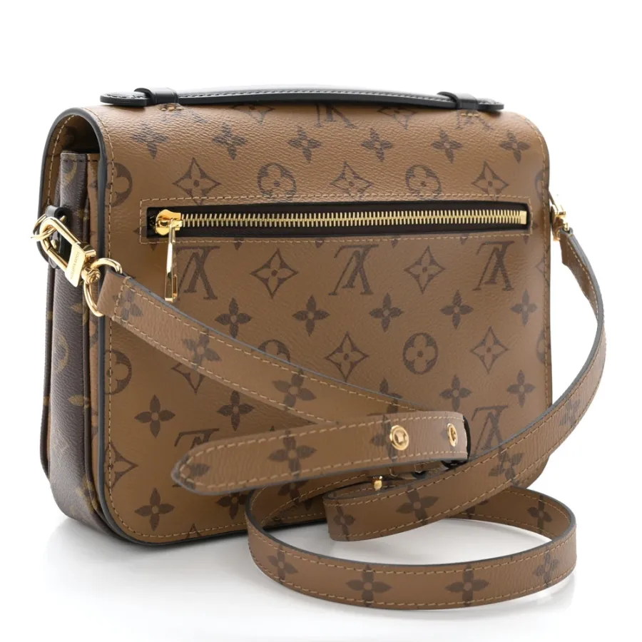 Louis Vuitton Pochette Metis PM Reverse Monogram Canvas Gold Hardware