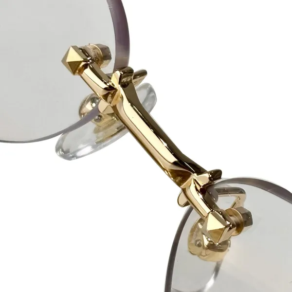 Cartier glasses gold/silver/black gold/black silver/red gold/grey silver/indigo gold color Size 58口16-140 - Image 2